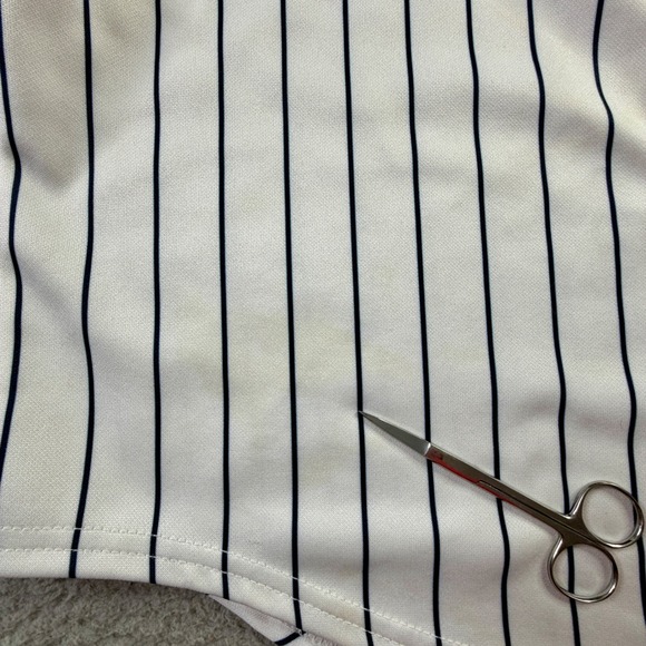 Don Mattingly New York Yankees 23 "Donnie Baseball" Majestic Pinstripe Jersey XL - Picture 6 of 12